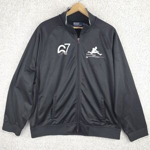 Polo Ralph Lauren 67 Track & Field Track Jacket Men's 2XL Hurdle Logo Full Zip